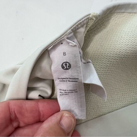 Lululemon Natural Ivory Like A Cloud Longline Light Support Bra - Picture 5 of 8